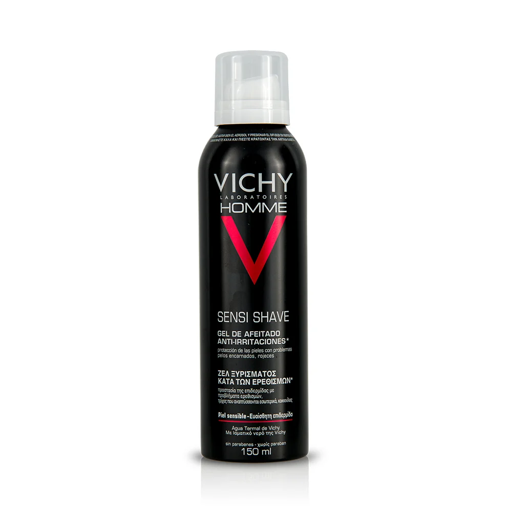 VICHY - HOMME Gel de Rasage Anti Irritations -150ml Sensitive Skin
