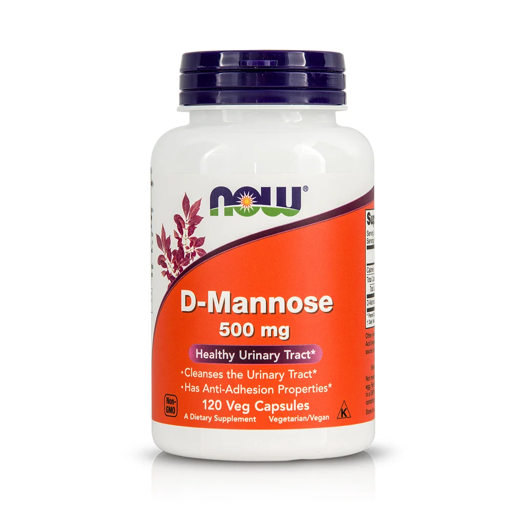NOW - D-Mannose 500mg - 120caps