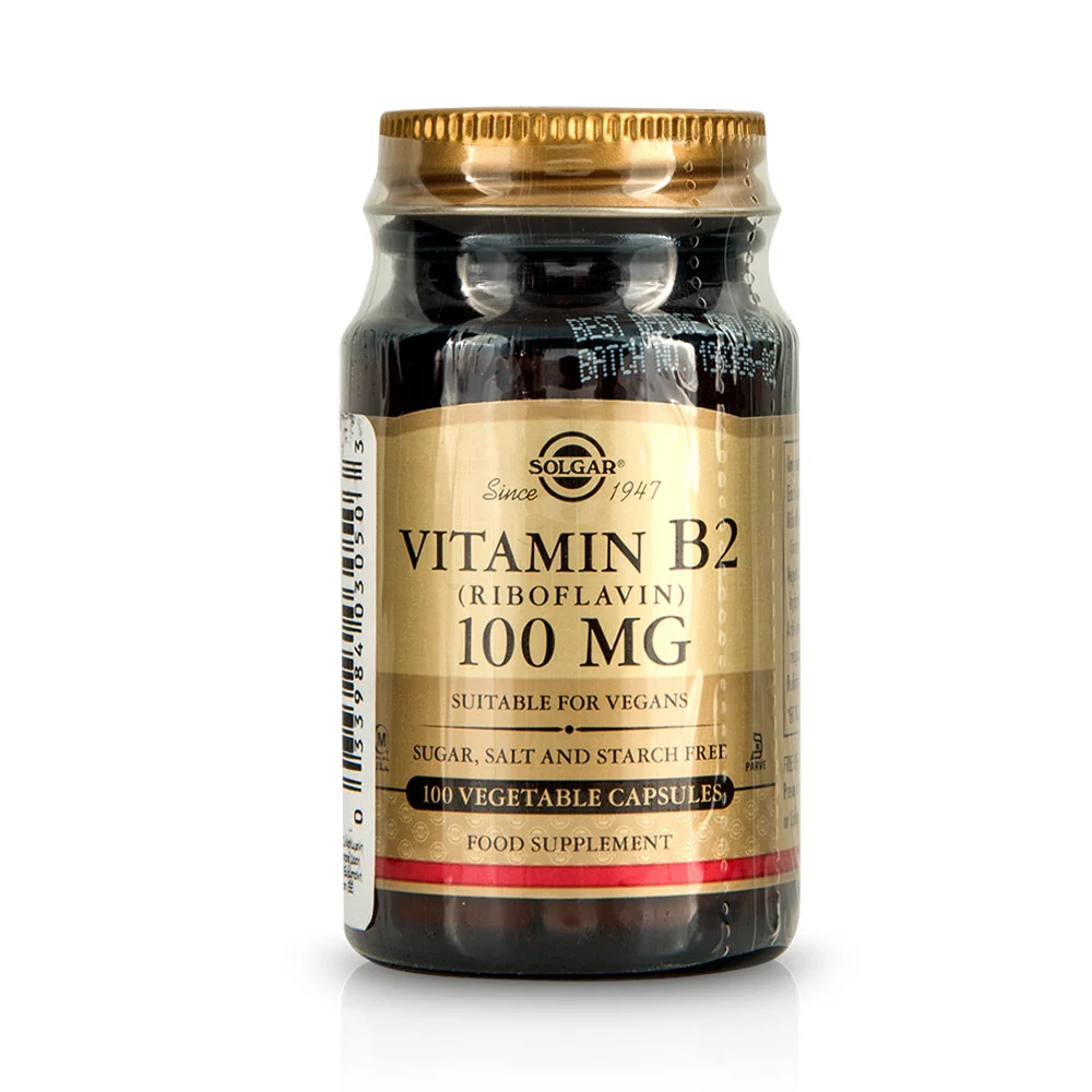 SOLGAR - Vitamin B2 100mg - 100caps