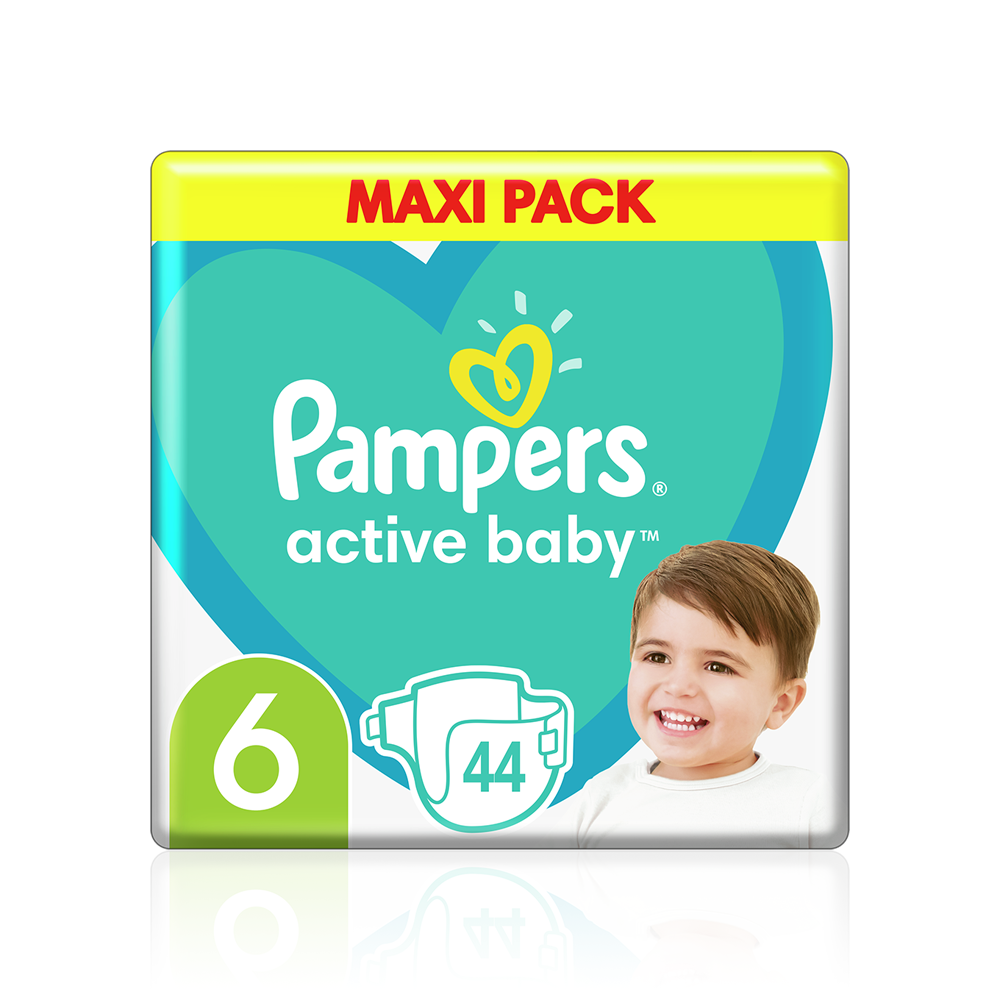 PAMPERS - MAXI PACK Active Baby Νο6 (13-18kg) - 44 πάνες