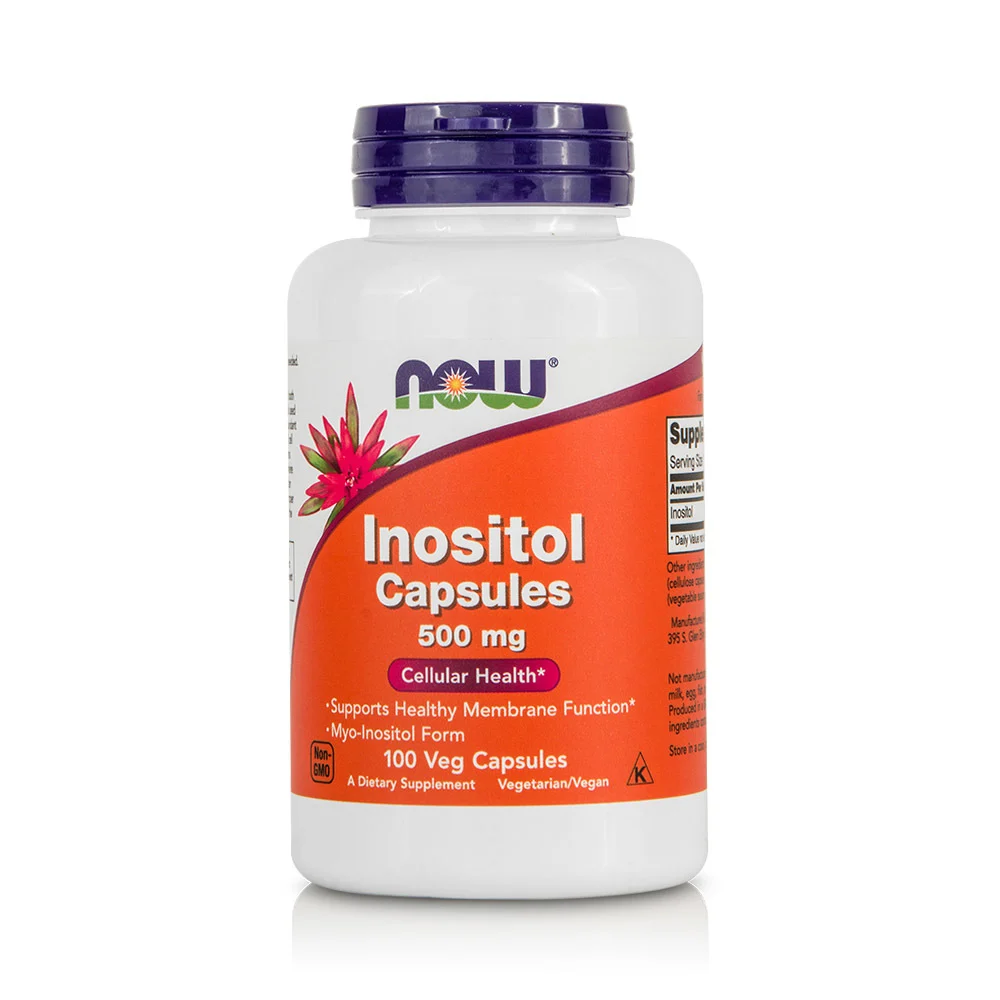 NOW - Inositol Capsules 500mg - 100caps