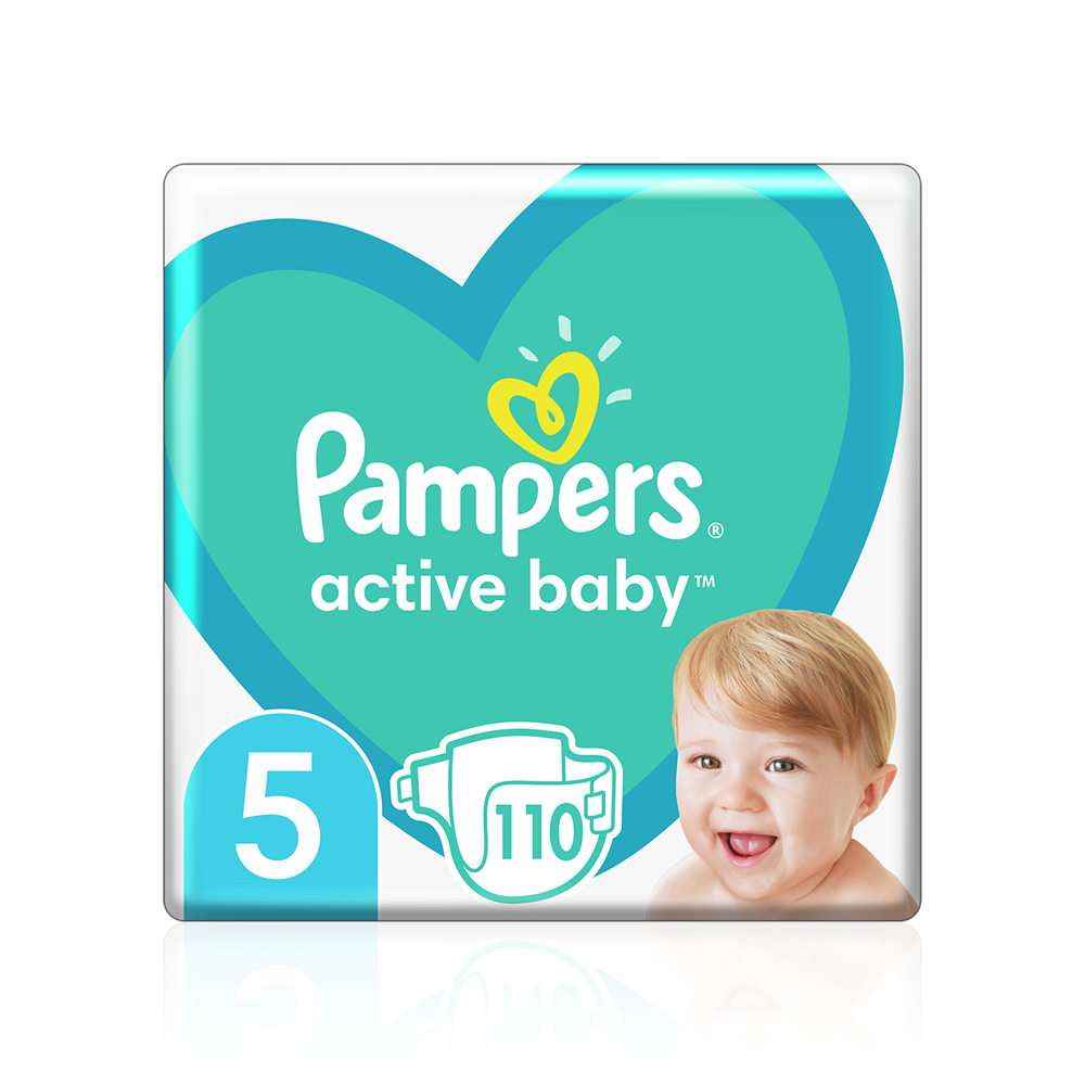 PAMPERS - MEGA PACK+ Active Baby Νο5 (11-16kg) - 110 πάνες