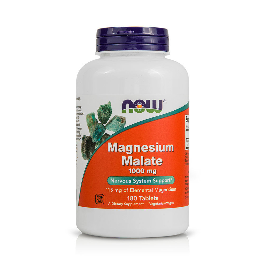 NOW - Magnesium Malate 1000mg - 180tabs