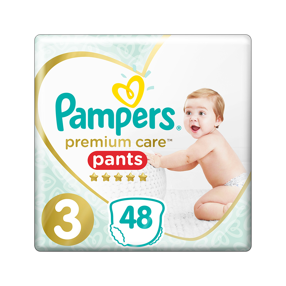 PAMPERS - PREMIUM CARE Pants No3 (6-11kg) - 48 πάνες
