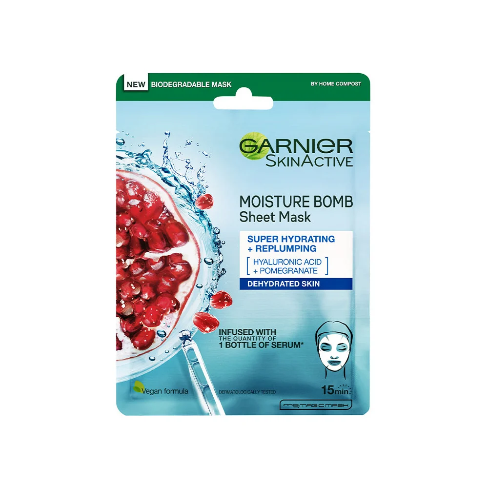 GARNIER - SKIN ACTIVE Moisture Bomb Sheet Mask - 1τεμ.