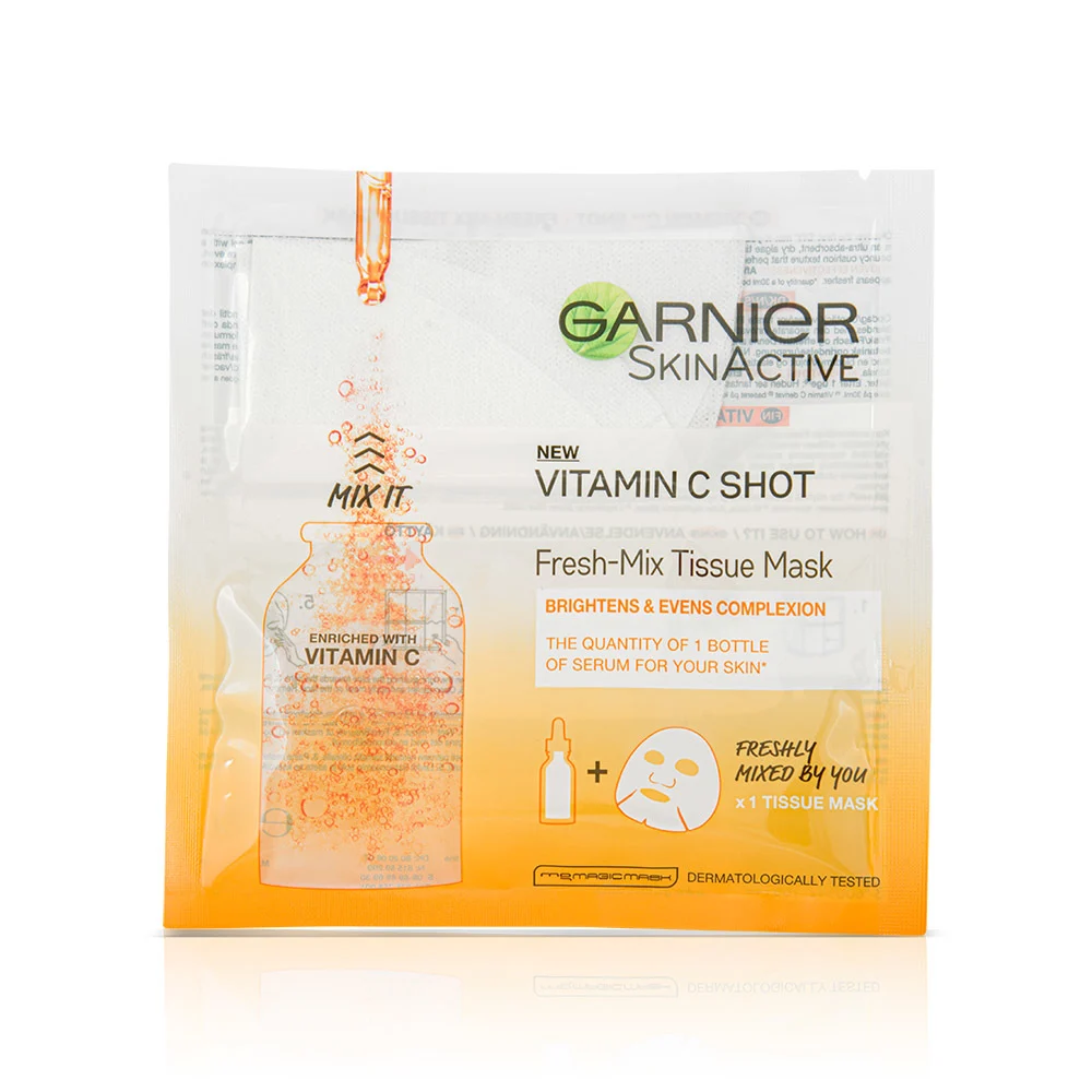 GARNIER - SKIN ACTIVE VITAMIN-C Shot Fresh Mix Tissue Mask - 1τεμ.