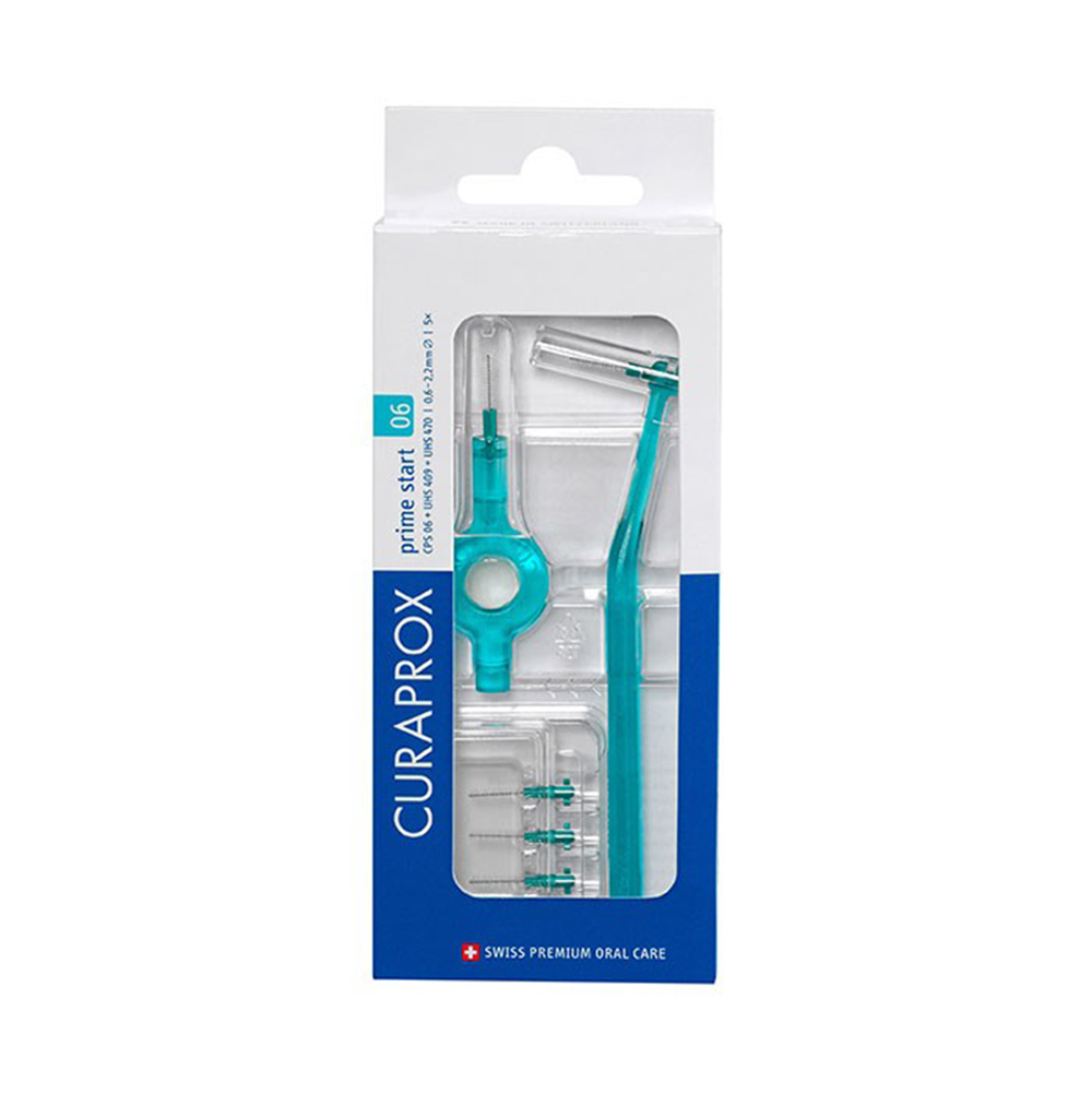 CURAPROX - PRIME START Μεσοδόντια Βουρτσάκια CPS06 0,6-2,2mm (Τυρκουάζ) - 5τεμ.