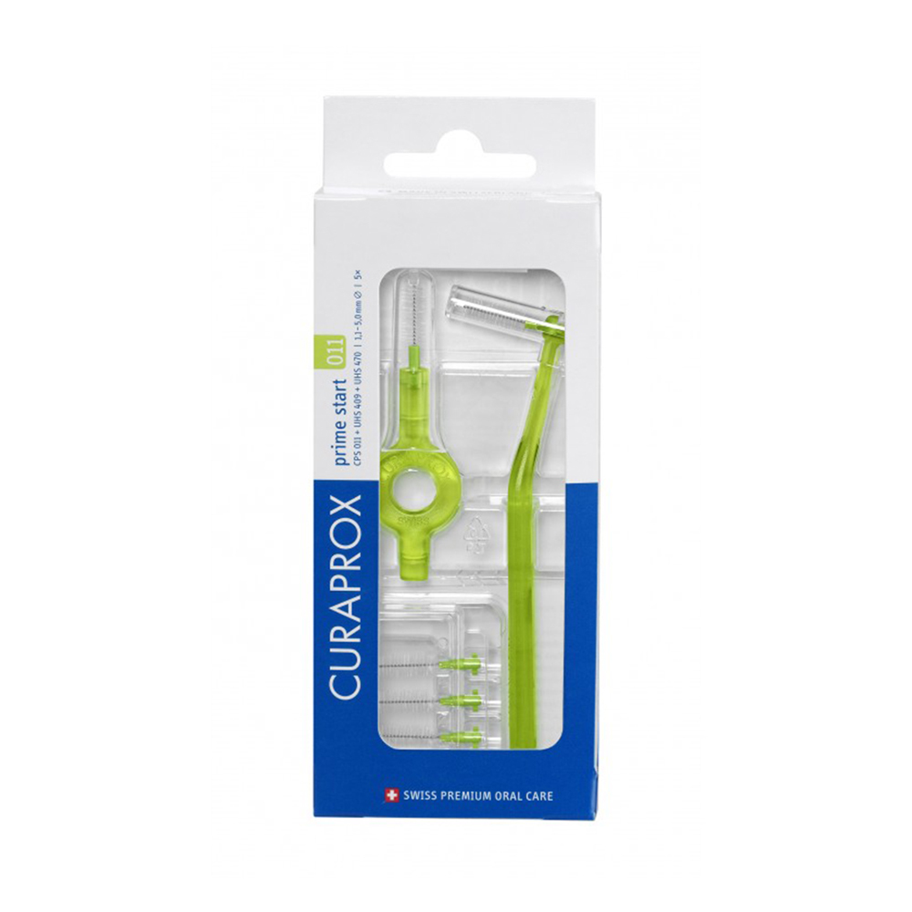 CURAPROX - PRIME START Μεσοδόντια Βουρτσάκια CPS011 1,1-5,0mm (Πράσινο) - 5τεμ.