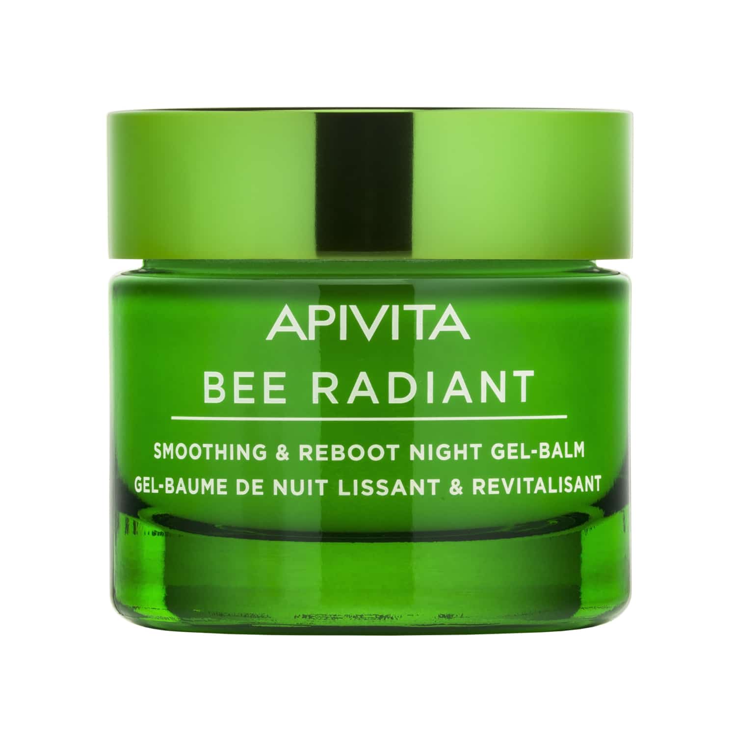 APIVITA - BEE RADIANT Gel-Balm Νύχτας για Λείανση & Αναζωογόνηση με Λευκή Παιώνια & Πατενταρισμένη Πρόπολη - 50ml