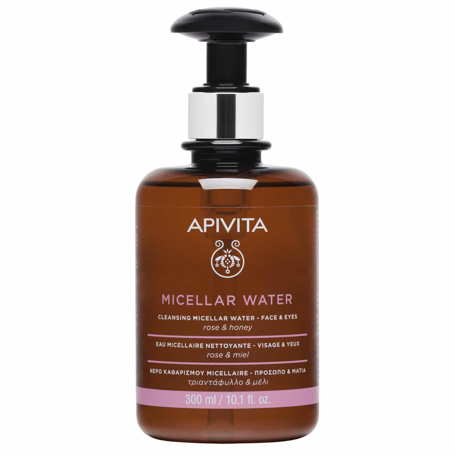 APIVITA - MICELLAR WATER Νερό Καθαρισμού Micellaire με Τριαντάφυλλο και Μέλι - 300ml