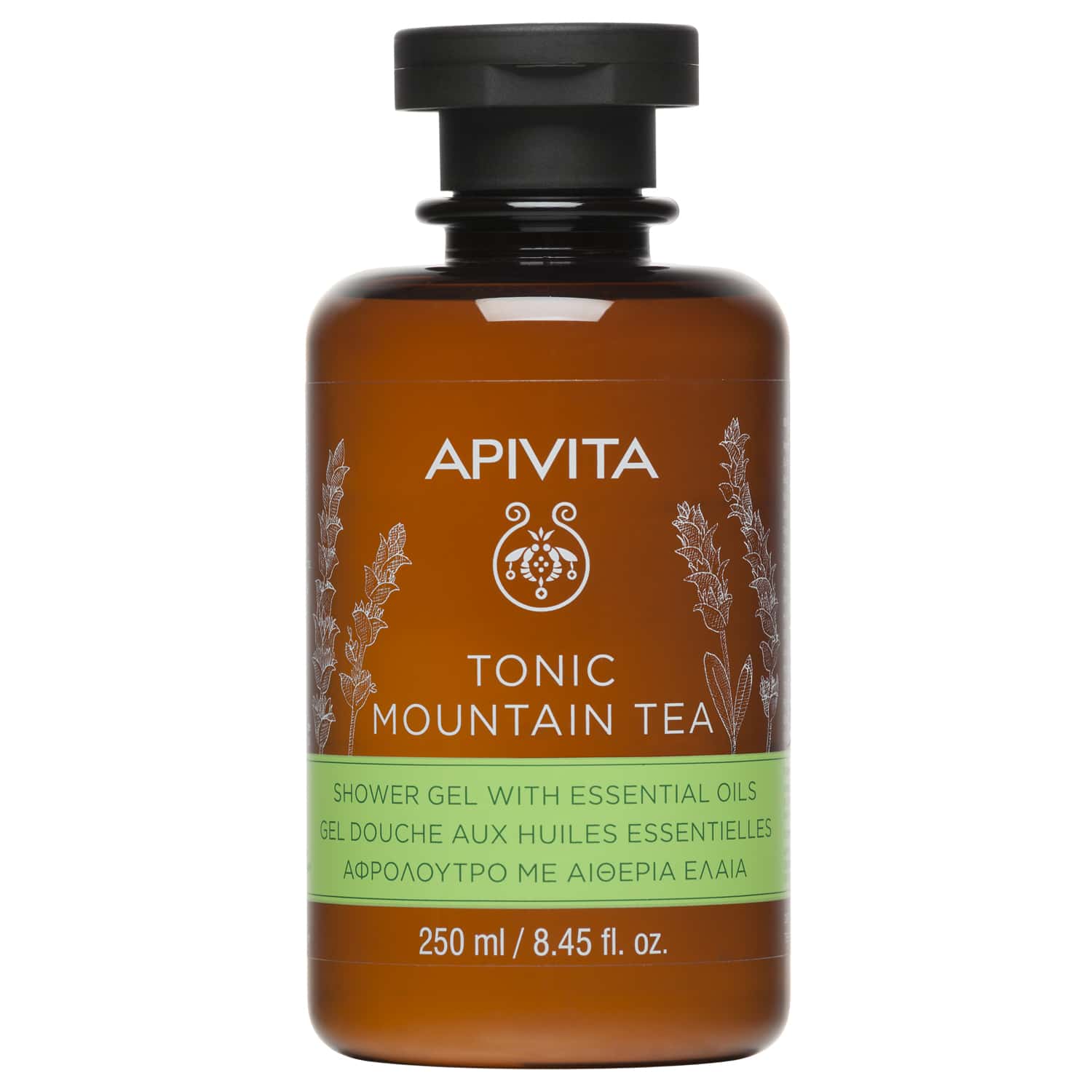 APIVITA - TONIC MOUNTAIN TEA Αφρόλουτρο με Αιθέρια Έλαια - 250ml