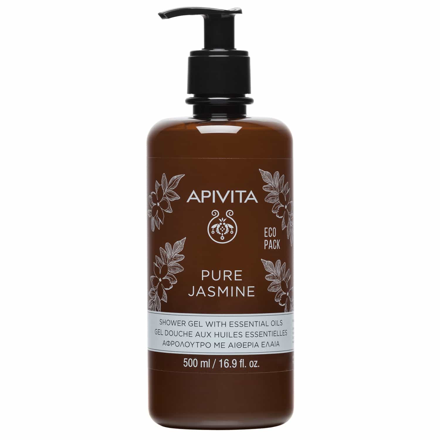 APIVITA - PURE JASMINE Αφρόλουτρο με Αιθέρια Έλαια - 500ml