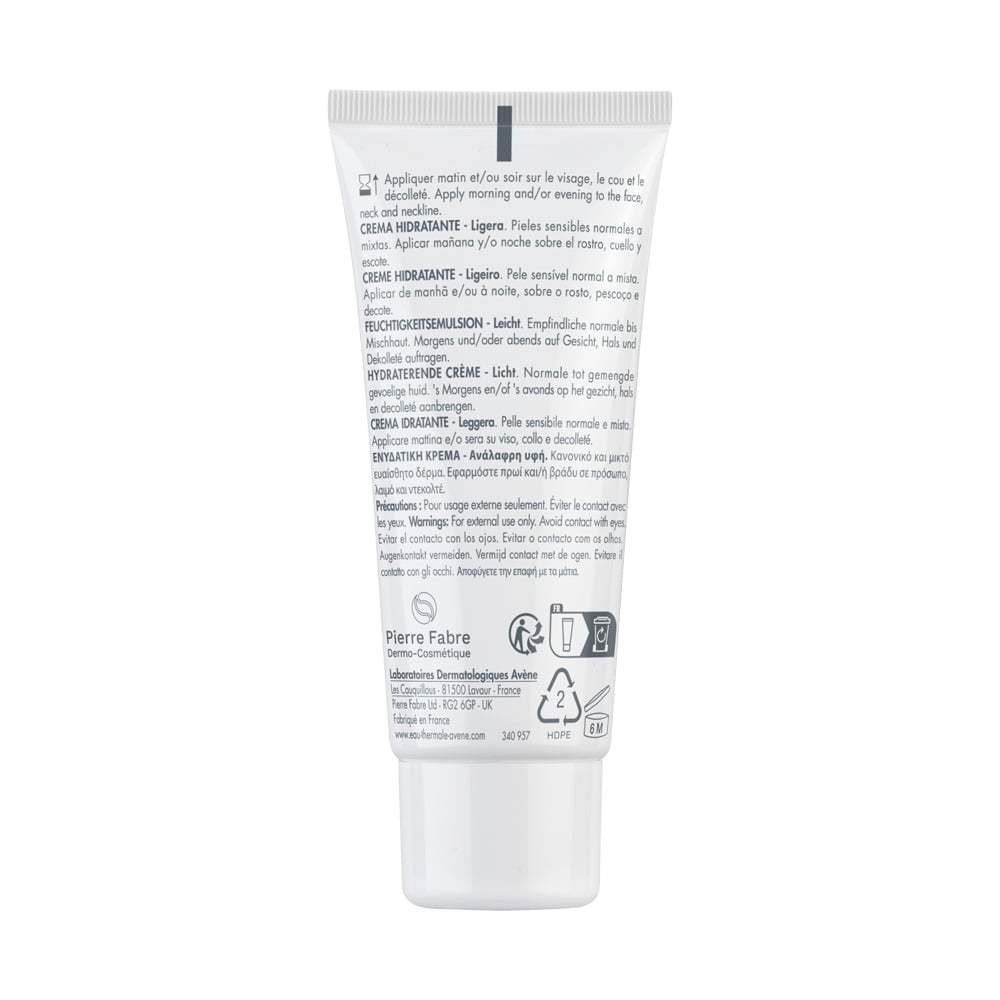 AVENE - HYDRANCE Light Ενυδατική κρέμα προσώπου για κανονικές/μεικτές επιδερμίδες - 40ml