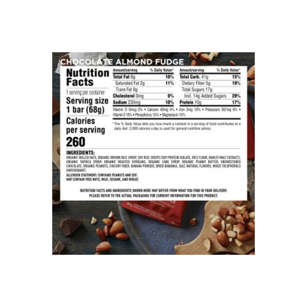 CLIF - CLIF BAR Ενεργειακή Μπάρα Chocolate Almond Fudge - 68gr
