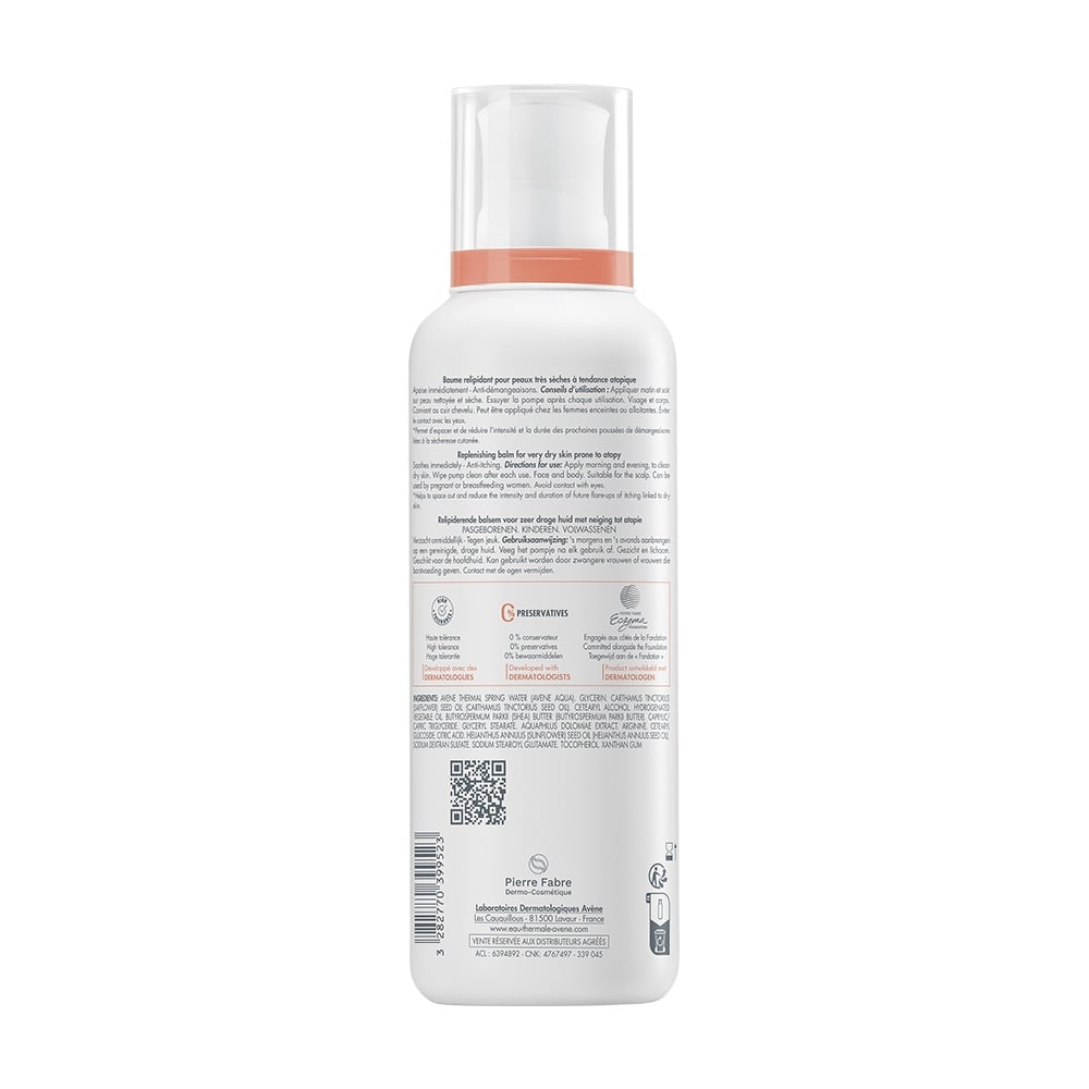 AVENE - XERACALM A.D. Baume Relipidant Αναπλήρωσης Λιπιδίων - 400ml