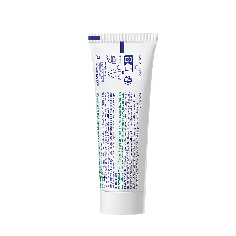 ELGYDIUM - JUNIOR Gel Mild Mint Οδοντόπαστα (7-12 ετών) - 50ml