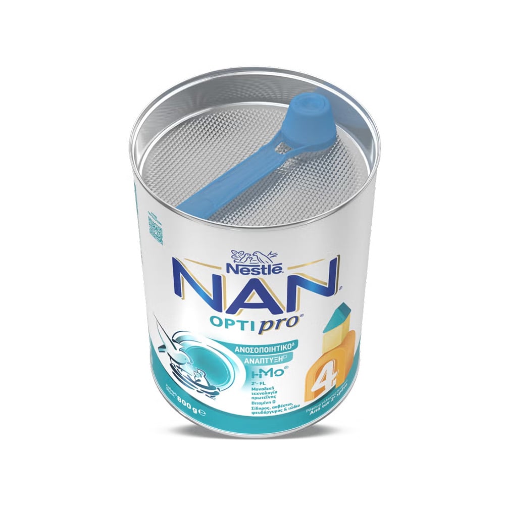 NESTLE - NAN Optipro Νο4 Ρόφημα Γάλακτος σε Σκόνη από το 2ο χρόνο - 400gr