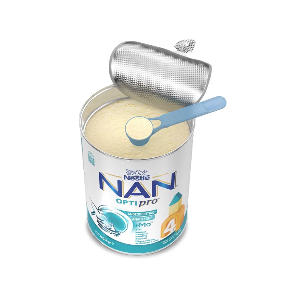 NESTLE - NAN Optipro Νο4 Ρόφημα Γάλακτος σε Σκόνη από το 2ο χρόνο - 400gr