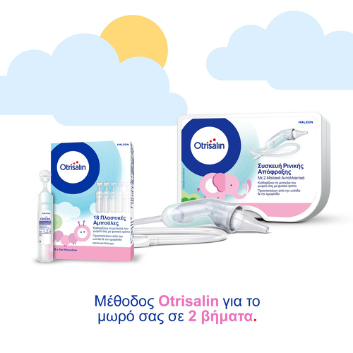 OTRISALIN - PROMO PACK Αμπούλες Φυσιολογικού Ορού - 30x5ml ΜΕ ΔΩΡΟ 18 Αμπούλες