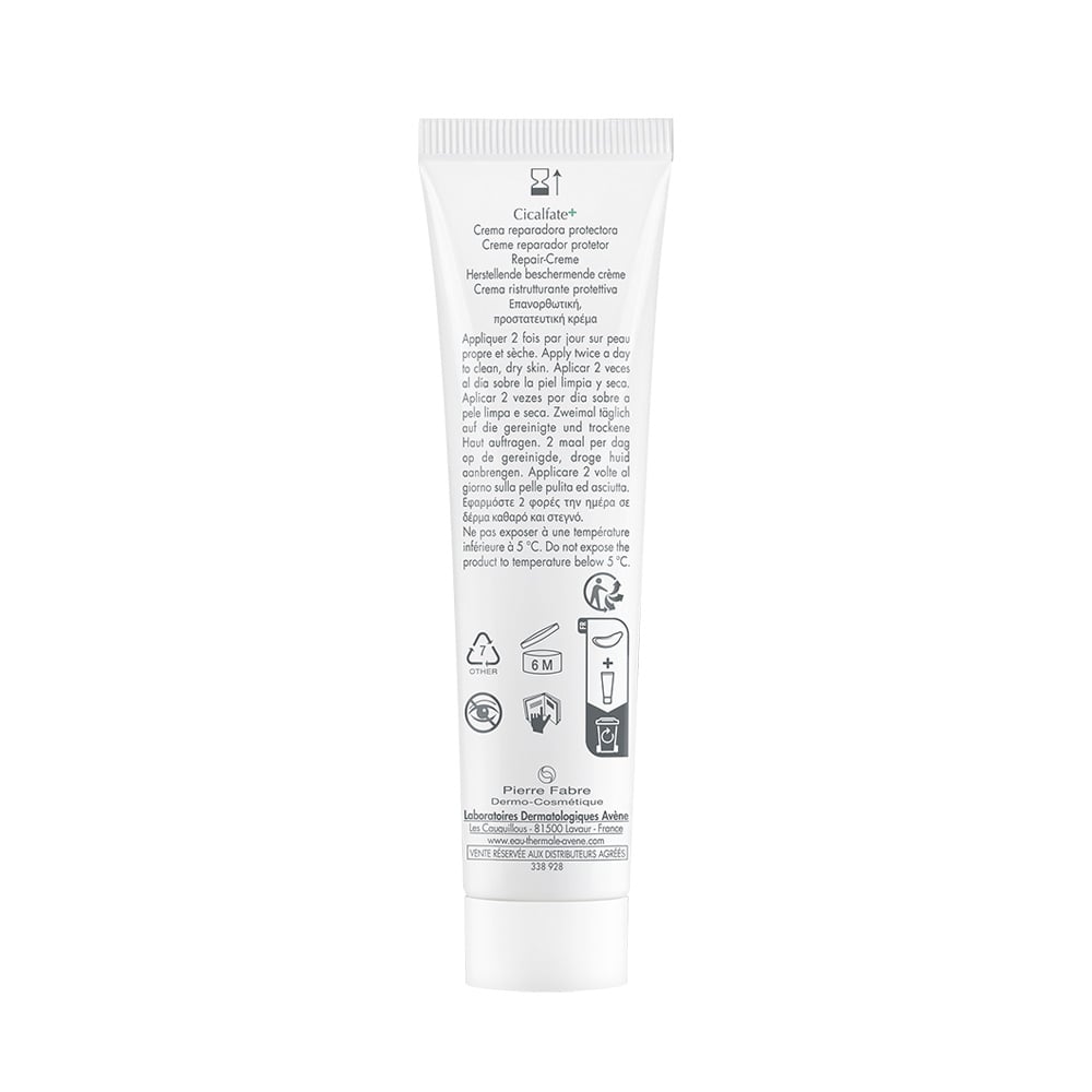 AVENE - CICALFATE+ CΕπανορθωτική Προστατευτική Κρέμα κατά των Ερεθισμών για Ευαίσθητο Δέρμα - 40ml