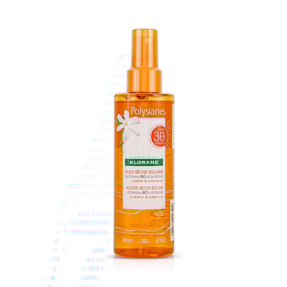 KLORANE - POLYSIANES Huile Seche Solaire SPF30 - 200ml