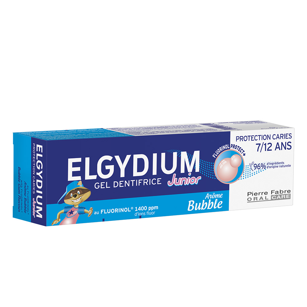 ELGYDIUM - JUNIOR Οδοντόπαστα Gel Bubble (από 7 ετών) - 50ml
