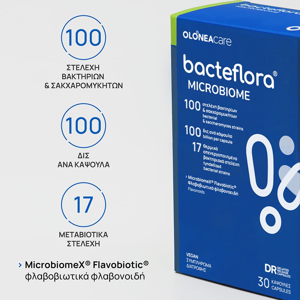 OLONEA - BACTEFLORA Microbiome - 30caps