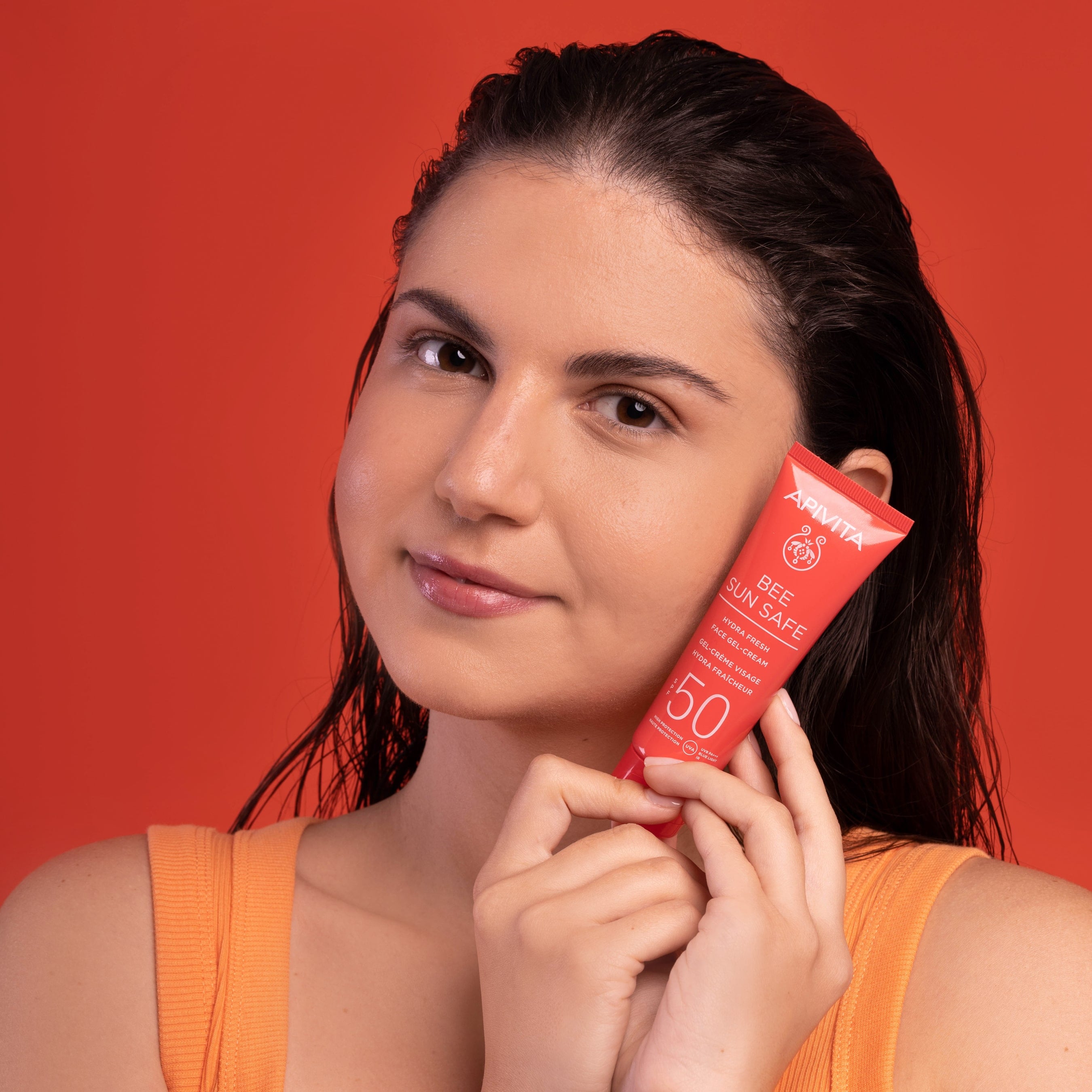 APIVITA - BEE SUN SAFE Ενυδατική Κρέμα-Gel Προσώπου SPF50 - 50ml