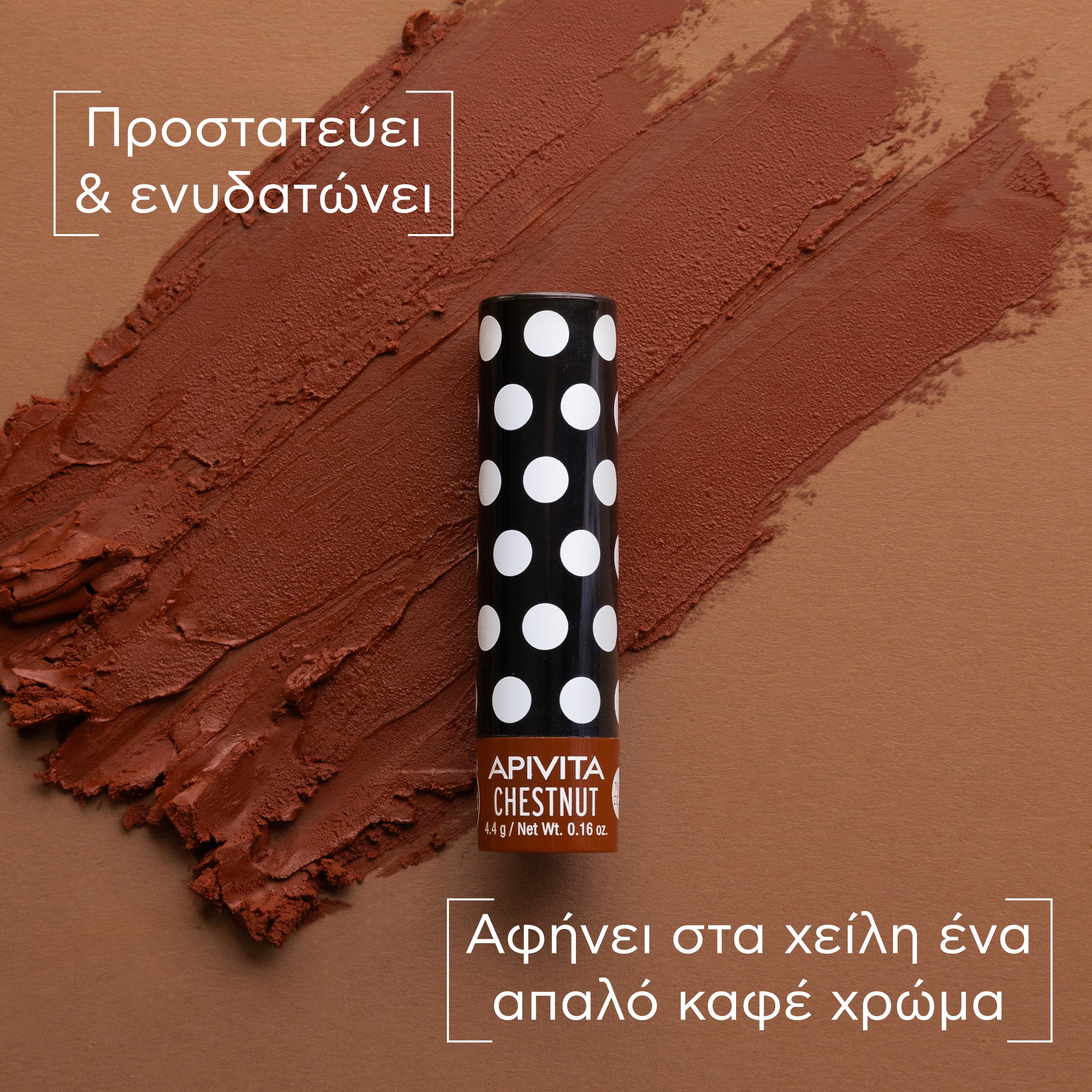 APIVITA - LIP CARE με Κάστανο - 4,4gr