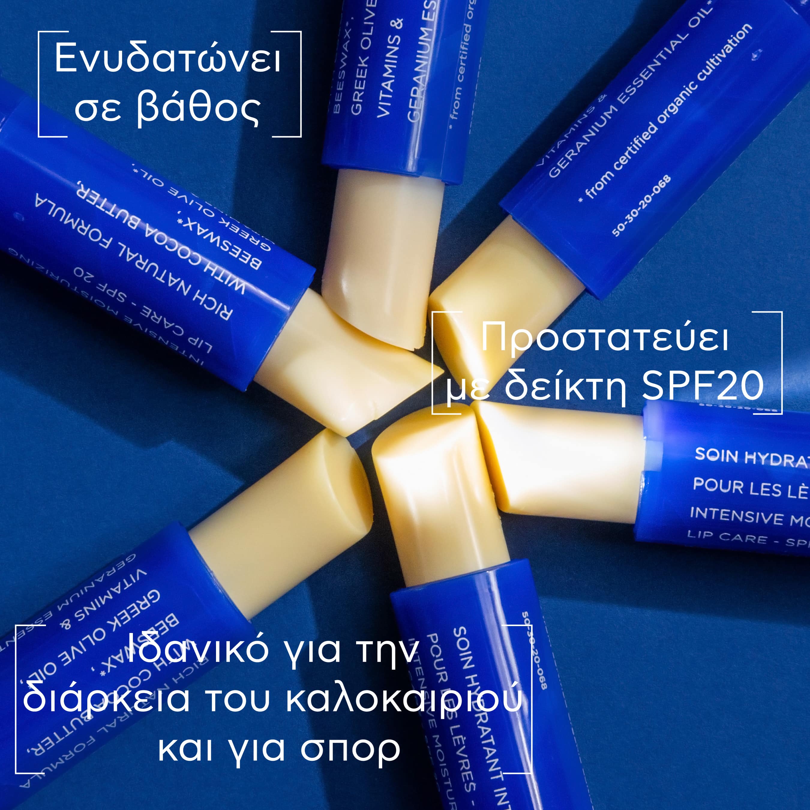 APIVITA - LIP CARE με Βούτυρο Κακάο SPF20 - 4,4gr