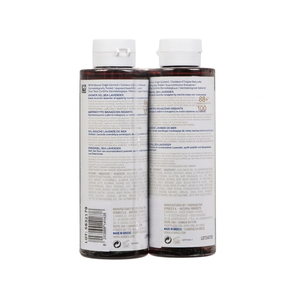 KORRES - PROMO PACK Αφρόλουτρο Θαλασσινή Λεβάντα - 2x250ml