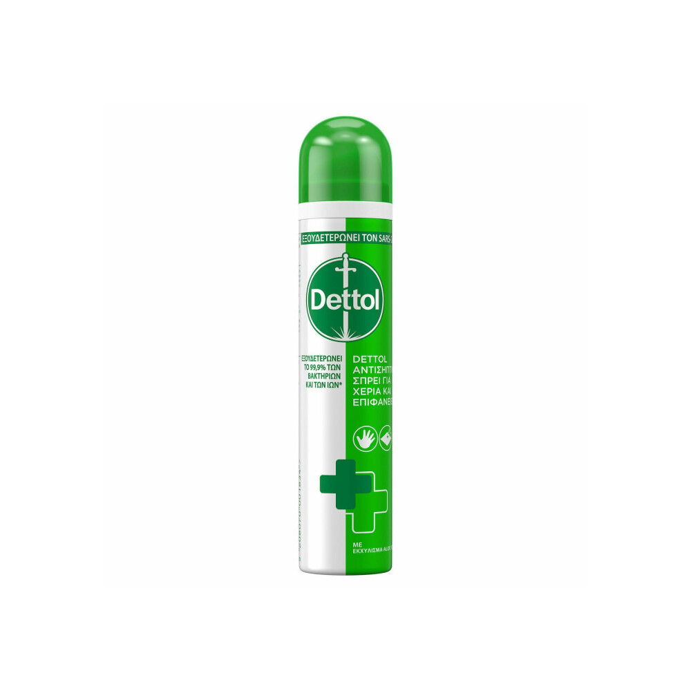 DETTOL - Αντισηπτικό Σπρέι για χέρια και επιφάνειες 2 σε 1 - 90ml
