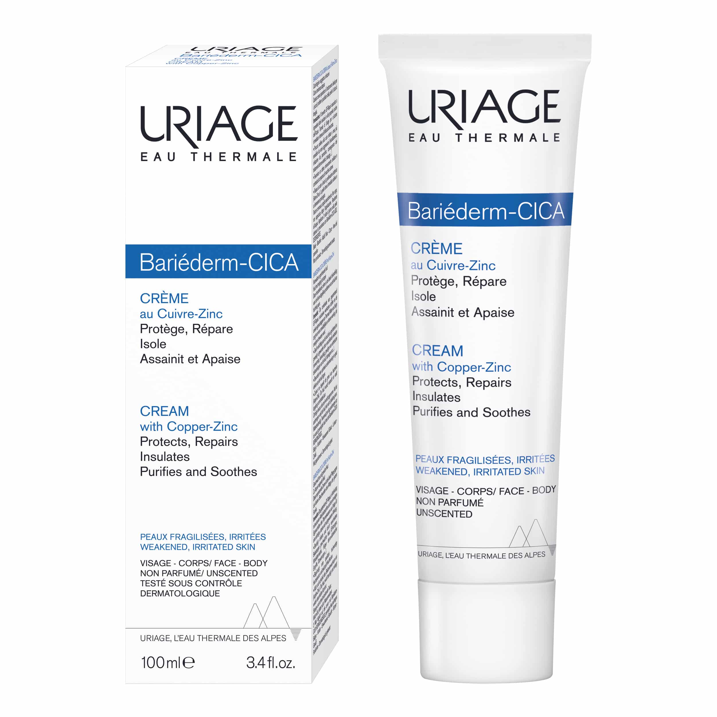 URIAGE - BARIEDERM Cica Cream Reparatrice au Cu-Zn - 100ml