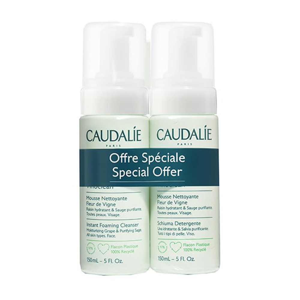 CAUDALIE - PROMO PACK 2 ΤΕΜΑΧΙΑ VINOCLEAN Mousse Nettoyante - 150ml