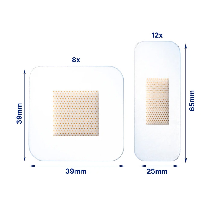 HANSAPLAST - AQUA PROTECT 3XL Επιθέματα 10x15cm (2 μεγέθη) - 20τεμ.