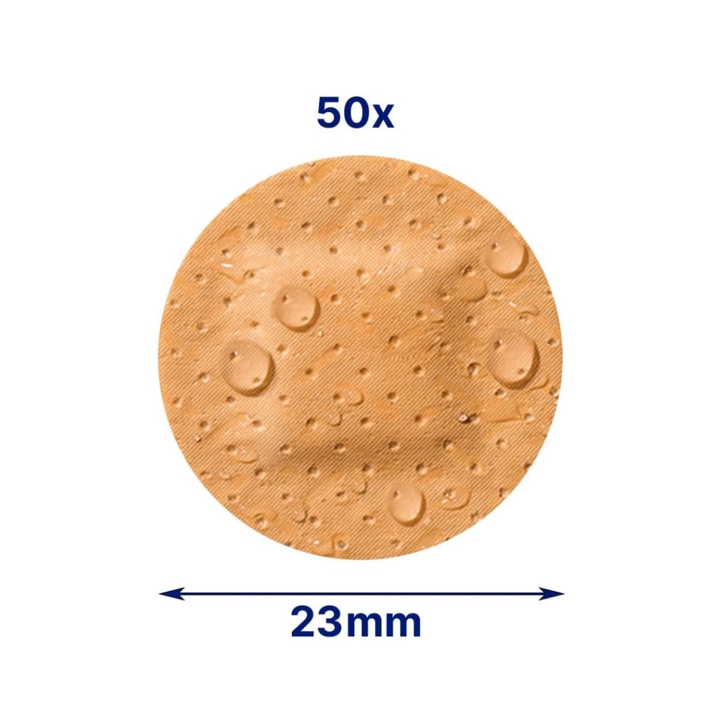 HANSAPLAST - UNIVERSAL Spot Plasters Στρογγυλά Αδιάβροχα Επιθέματα - 50τεμ.