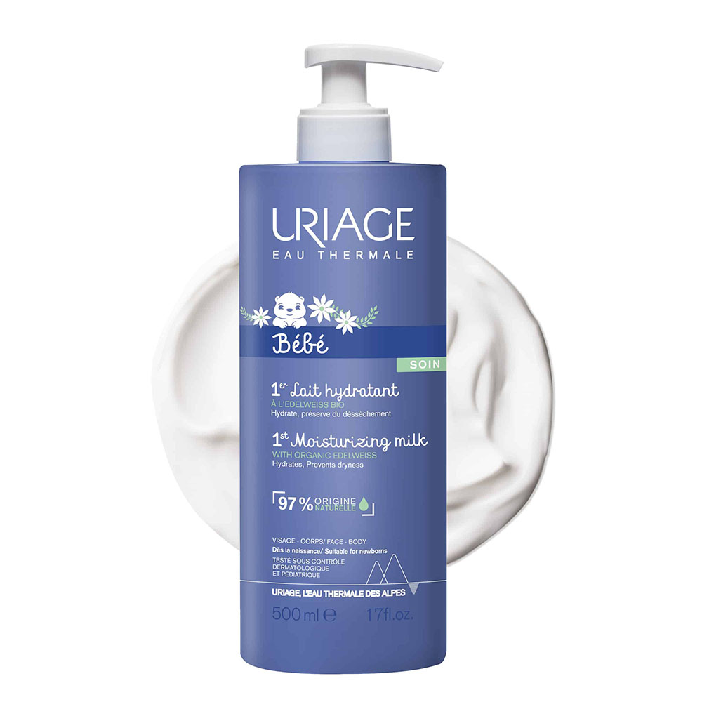 URIAGE - BEBE 1er Lait Hydratant a l'edelweiss bio - 500ml
