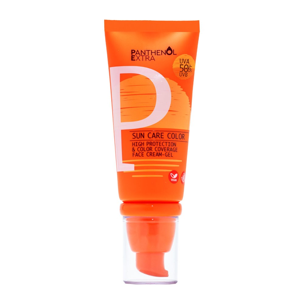 PANTHENOL EXTRA - SUN CARE Gel-Cream Color SPF50 (airless-συσκευασία με αντλία) - 50ml