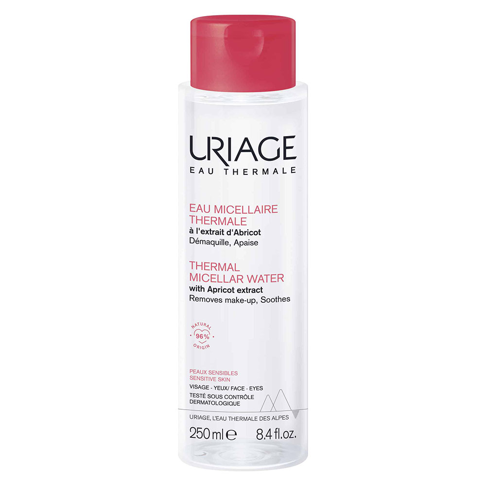 URIAGE - EAU MICELLAIRE THERMALE  a l'extrait d' Abricot - 250ml Sensitive skin