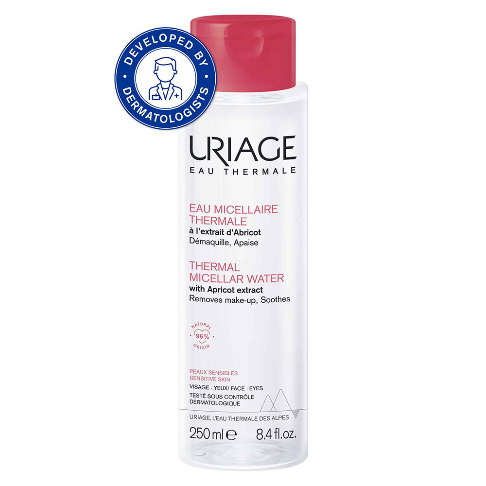 URIAGE - EAU MICELLAIRE THERMALE  a l'extrait d' Abricot - 250ml Sensitive skin