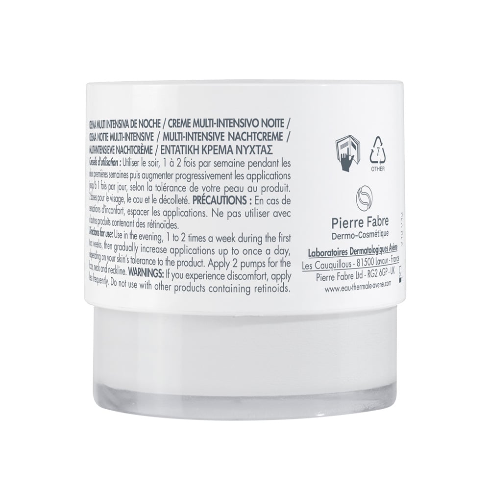 AVENE - HYALURON ACTIV B3 Εντατική Αντιγήραντική Κρέμα Νυκτός με Υαλουρονικό Οξύ για Ολοκληρωμένη Επανόρθωση - 40ml