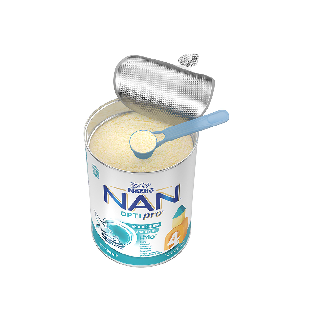 NESTLE - NAN Optipro Νο4 i-Mo Ρόφημα Γάλακτος σε σκόνη από το 2ο χρόνο - 800gr