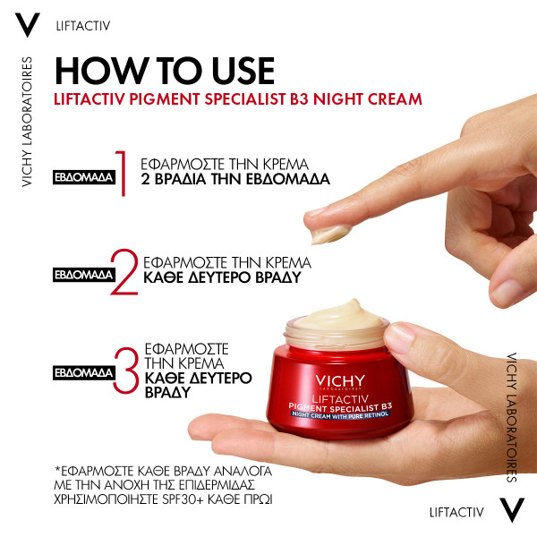 VICHY - LIFTACTIV Pigment Specialist B3 Night Cream with Pure Retinol - 50ml