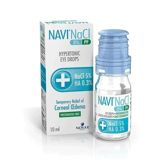 Novax Injection NOVAX - Navi NaCl 5% Υπερτονικές Οφθαλμικές Σταγόνες - 10ml