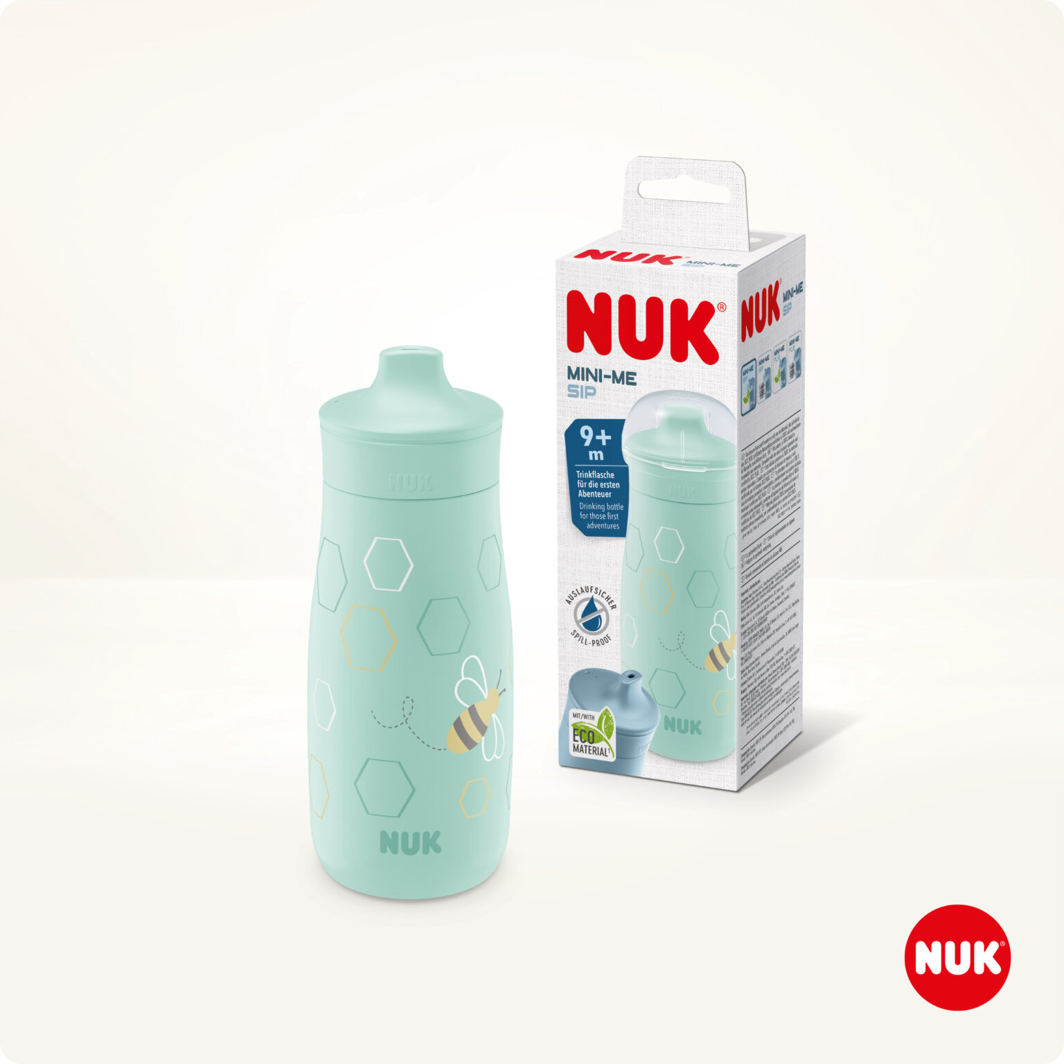 NUK - MINI-ME SIP Πλαστικό Παιδικό Παγούρι 9m+ (γαλάζιο) - 300ml 10225322