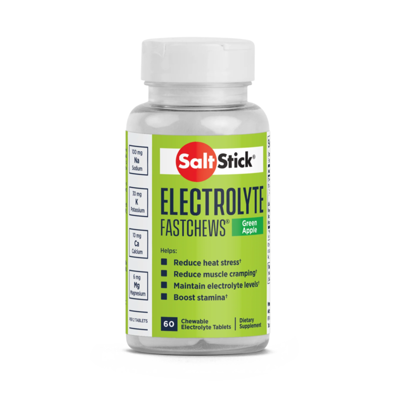 SALTSTICK - Μασώμενες Ταμπλέτες Ηλεκτρολυτών (green apple) - 60chew.tabs