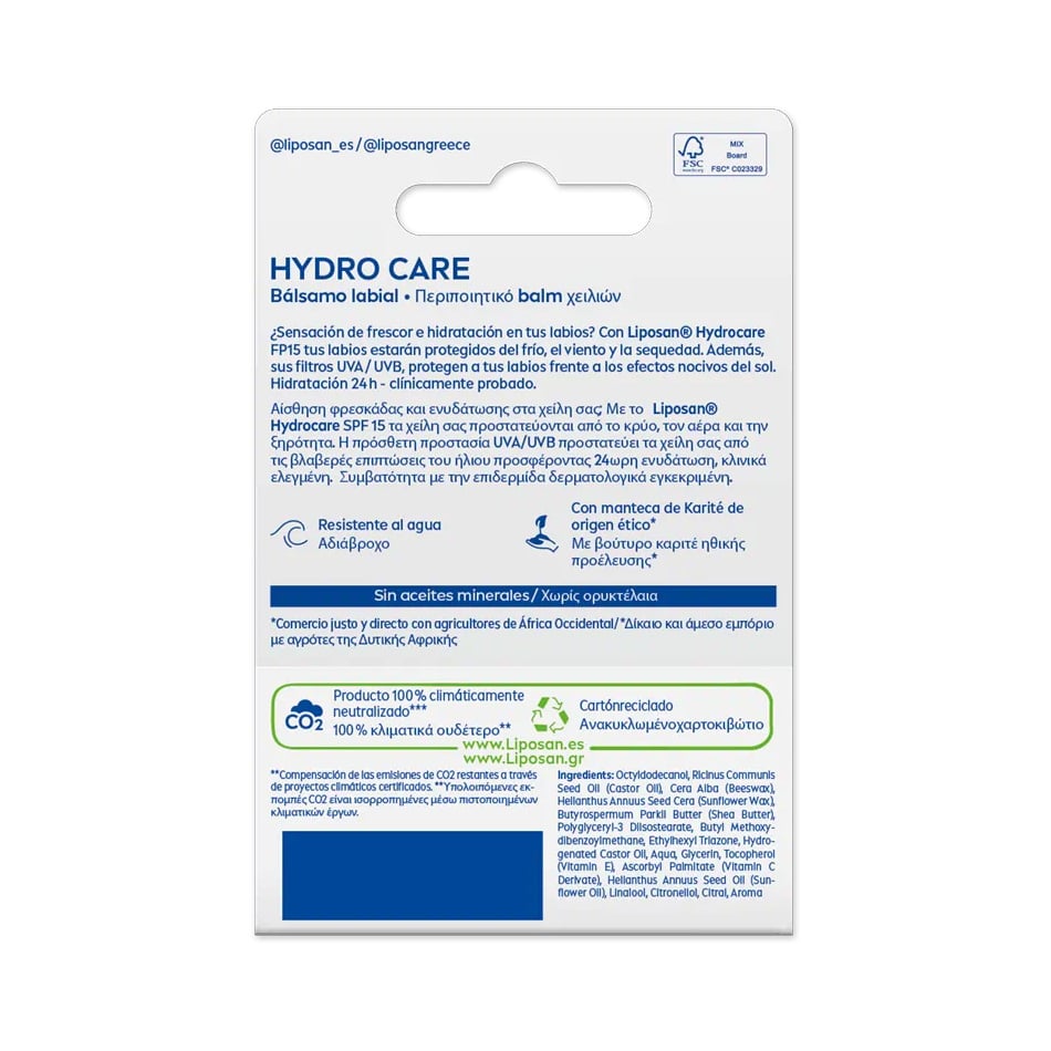 LIPOSAN - Hydro Care Lip Bam - 4,8gr