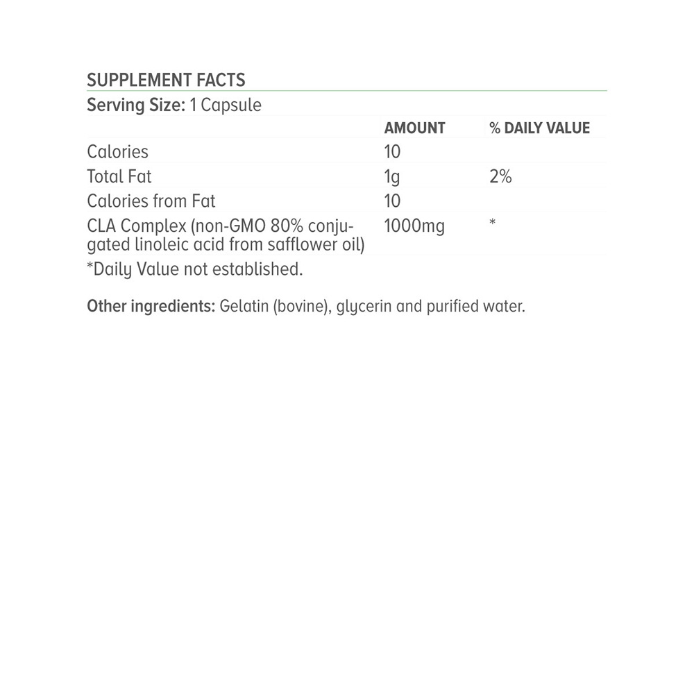 NATURAL VITAMINS - CLA 1000mg Max Complex - 60caps