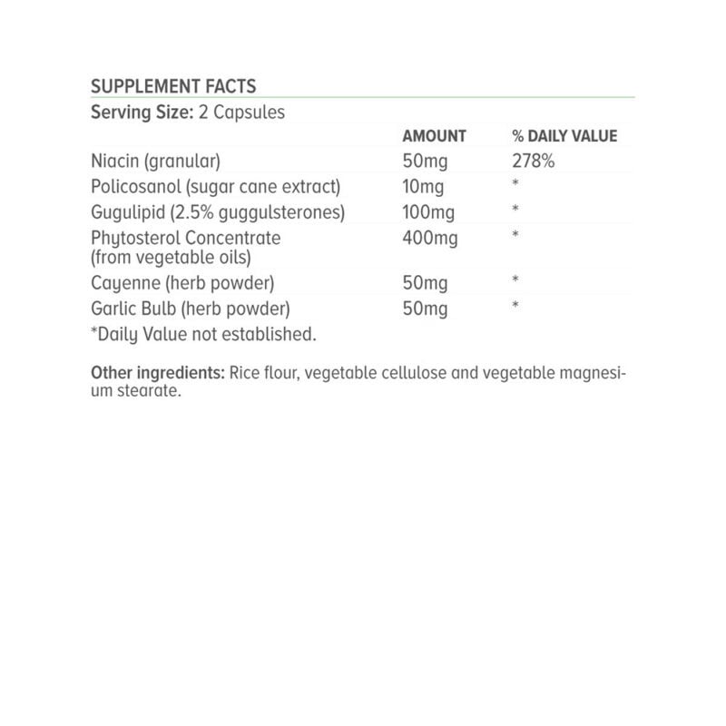 NATURAL VITAMINS - Cholesterol Formula - 60caps