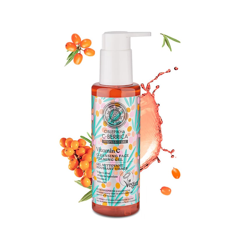 NATURA SIBERICA - OBLEPIKHA C-BERRICA Cleansing Face Foaming Gel - 145ml